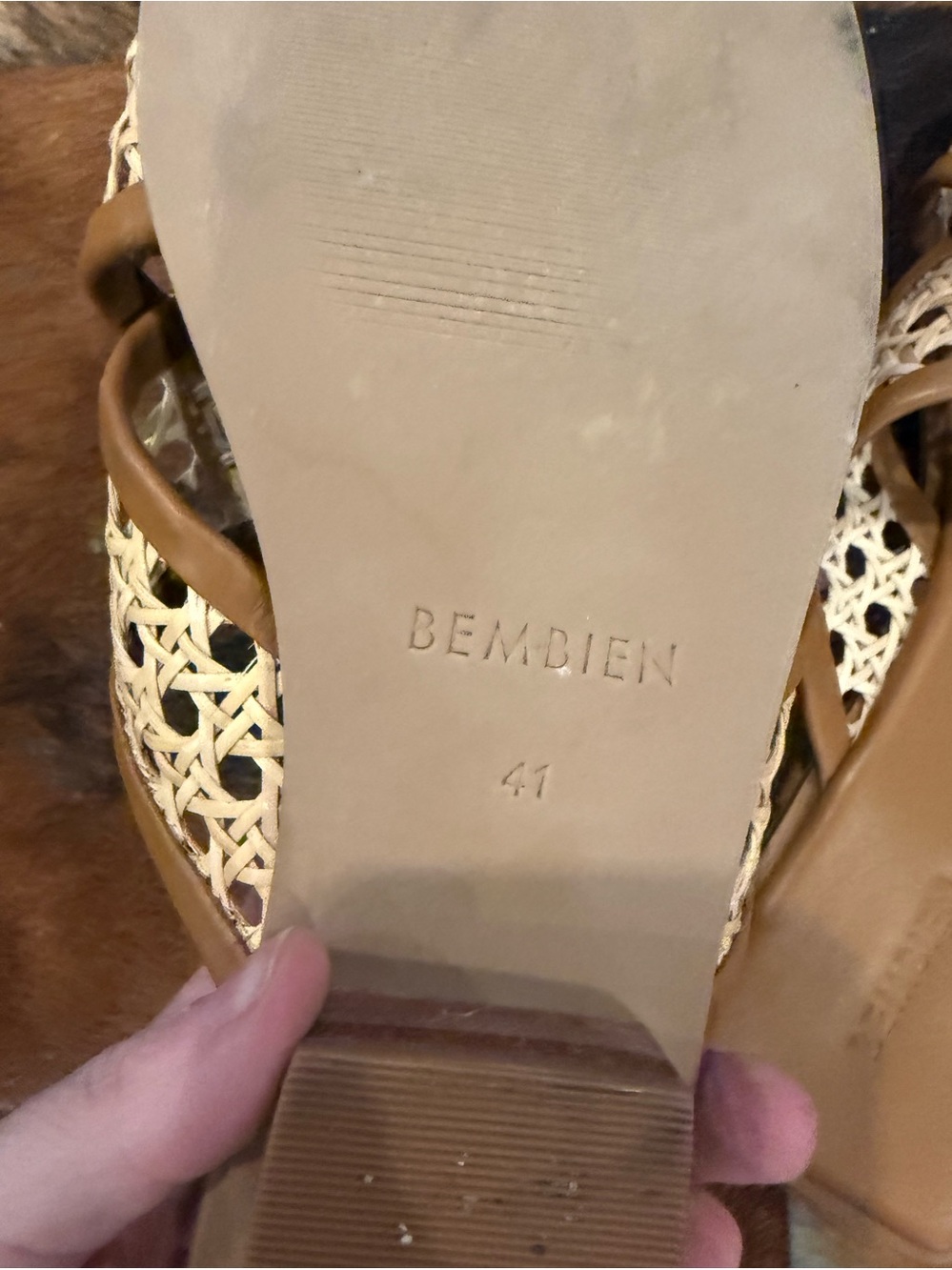 Bembien Roma Wicker Sandals - Picture 7 of 7